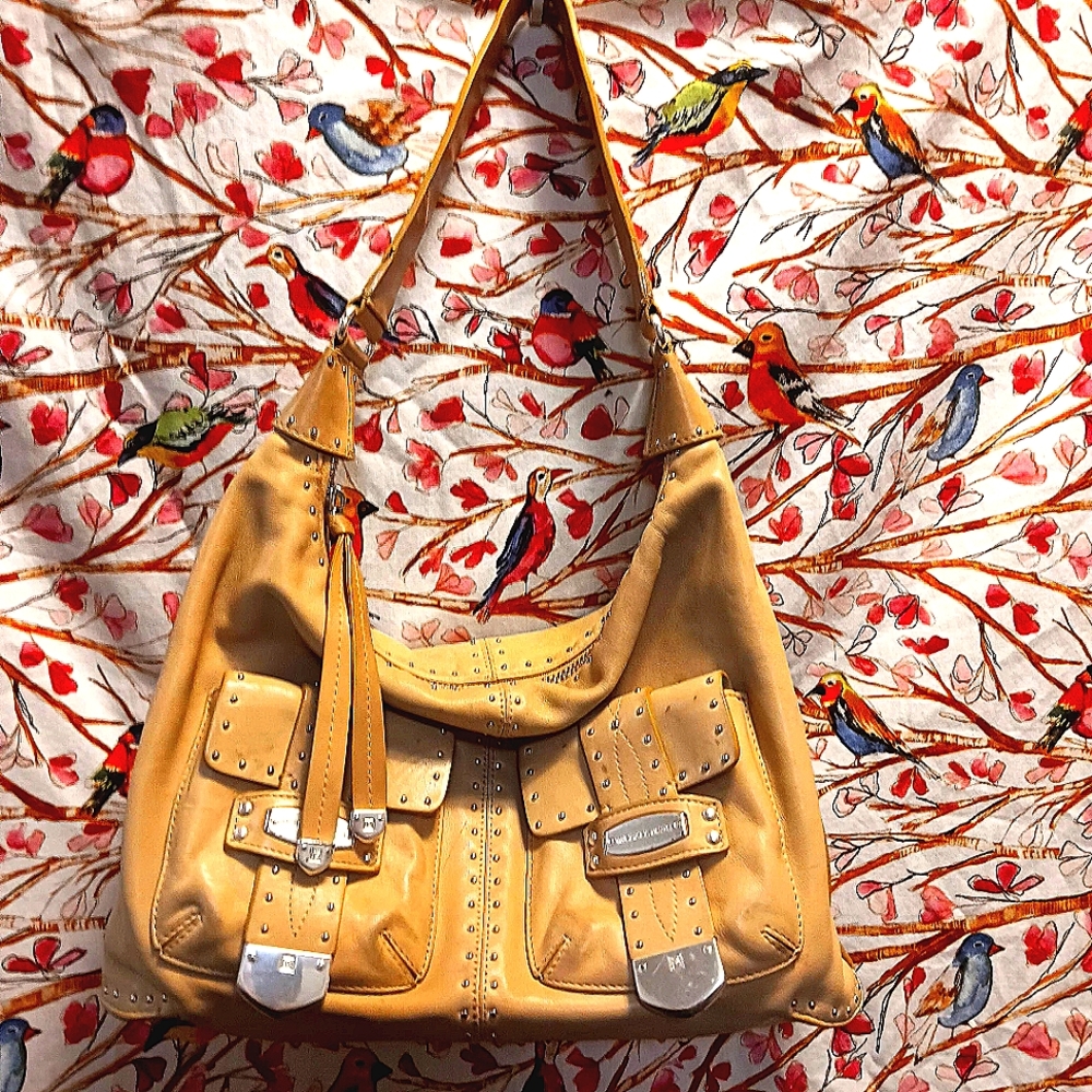 Michael Kors leather hobo bag